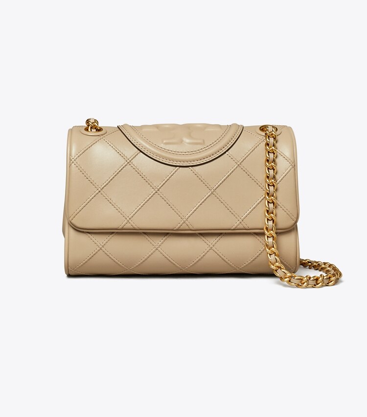 Tory Burch designer sacs porté épaule Petit sac à bandoulière Fleming Soft dans Fresh Clay de face