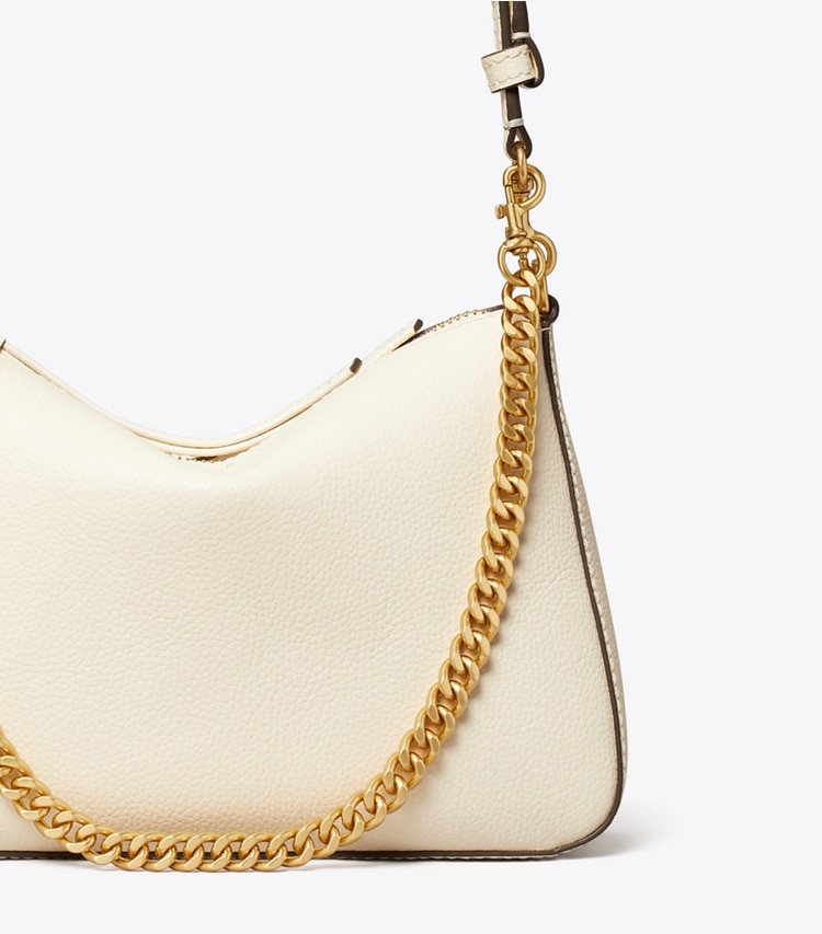 Tory Burch designer sacs porté épaule Petit sac à bandoulière Perry dans Warm White détails