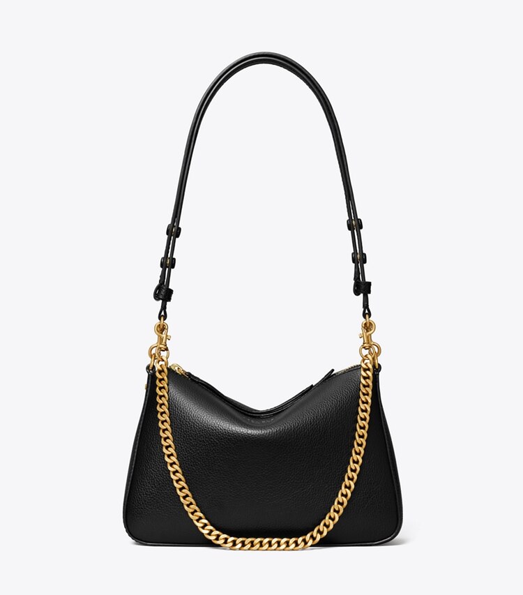 Tory Burch designer sacs porté épaule Petit sac à bandoulière Perry dans Black de face