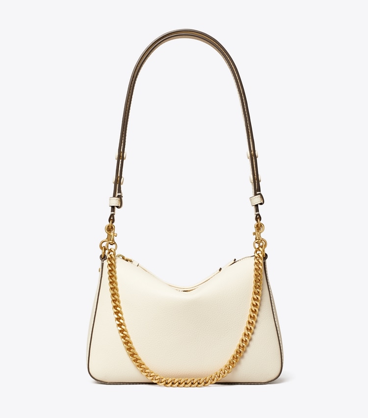 Tory Burch designer sacs porté épaule Petit sac à bandoulière Perry dans Warm White de face