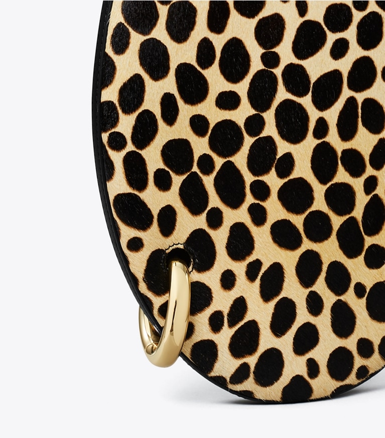 Tory Burch designer sacs porté épaule Petit sac à main ajouré en cuir de veau façon poulain dans Multi détails