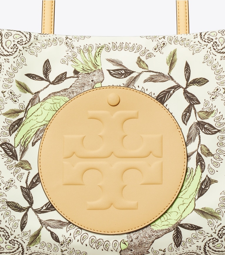 Tory Burch designer cabas Petit sac cabas imprimé Ella in Mint Cockatoo informations