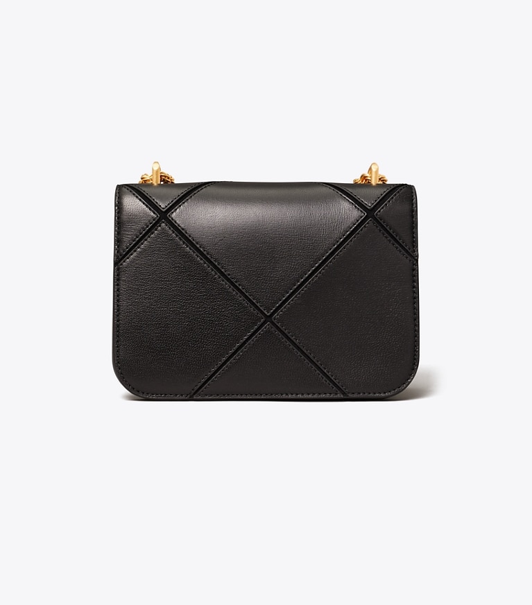Tory Burch designer sacs porté épaule Petit sac Eleanor in Black angle
