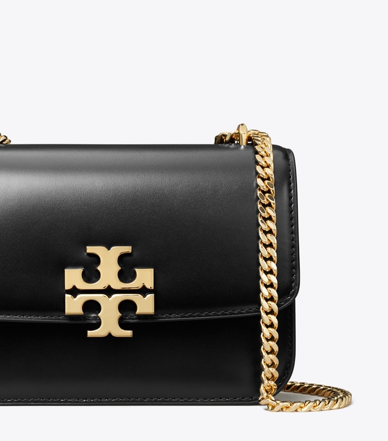 Tory Burch designer sacs porté épaule Petit sac Eleanor in Black angle