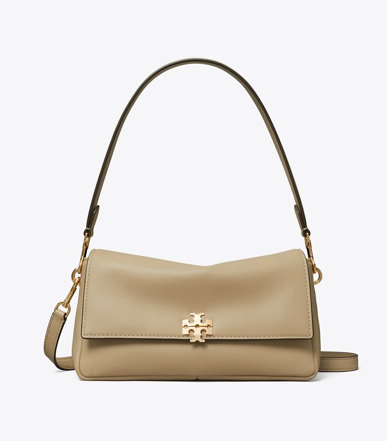 Tory Burch designer sacs porté épaule Petit sac porté épaule Charlie in Soft Cement front