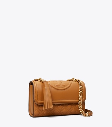 Tory Burch designer sacs porté épaule Petit sac porté épaule Fleming dans KOBICHA angle