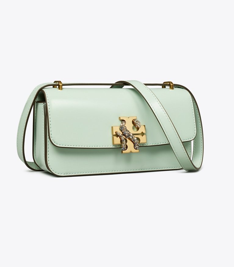 Tory Burch designer sacs porté épaule Petit sac rectangulaire Eleanor in Mint angle