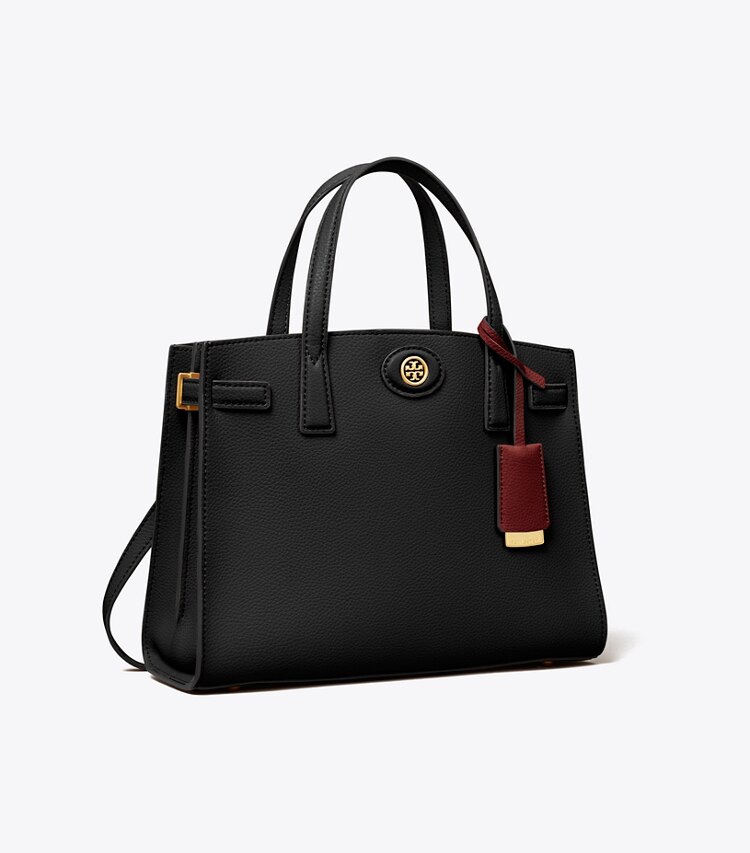 Tory Burch designer sac à main Petit sac Robinson in Black angle
