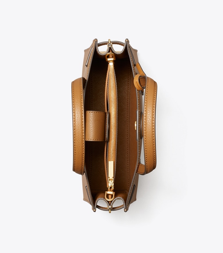 Tory Burch designer sac à main Petit sac Robinson in Tiger'S Eye angle