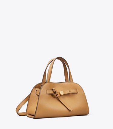 Tory Burch designer sacs à bandoulière Petit sac Romy Bauletto in Tiramisu angle
