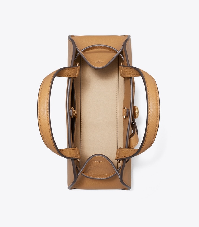 Tory Burch designer sacs à bandoulière Petit sac Romy Bauletto in Tiramisu dessus
