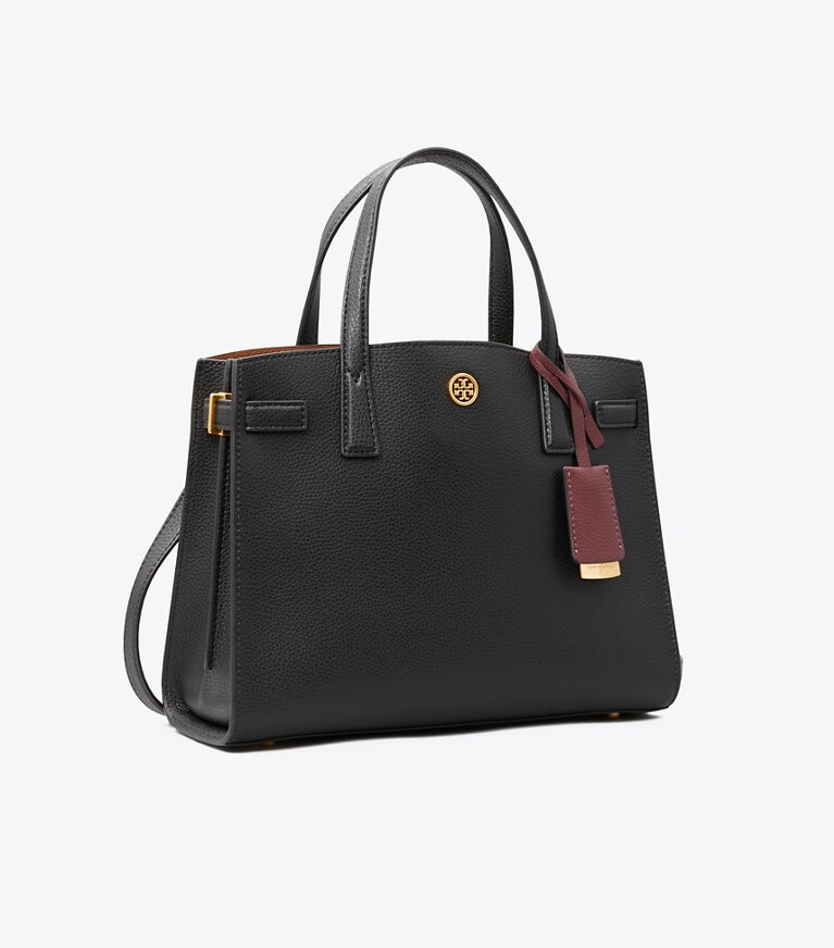 Tory Burch designer sac à main Petit sac Walker dans Black angle