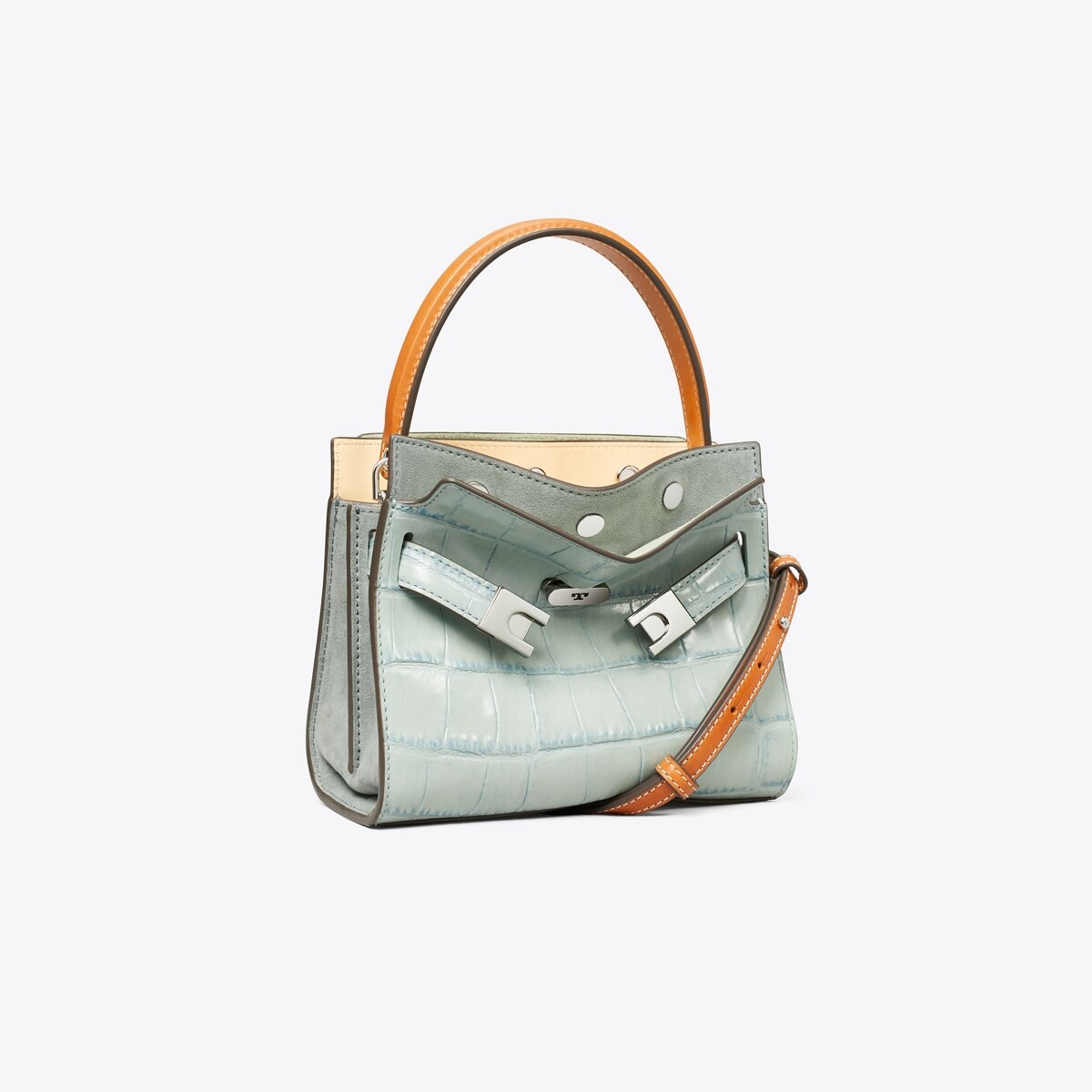 ハンドバッグ Tory Burch Borsa Lee Radziwill Piccola In Pelle Mini Lee Radziwill Top-Handle Bag: Women's Designer Mini