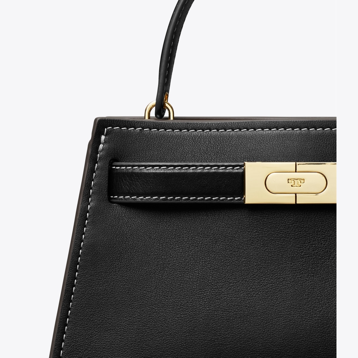 トートバッグ Tory Burch FW25 'Petite Lee Radziwill' handbag (168954 001) Mini Lee Radziwill Top-Handle Bag: Women's Handbags | Mini