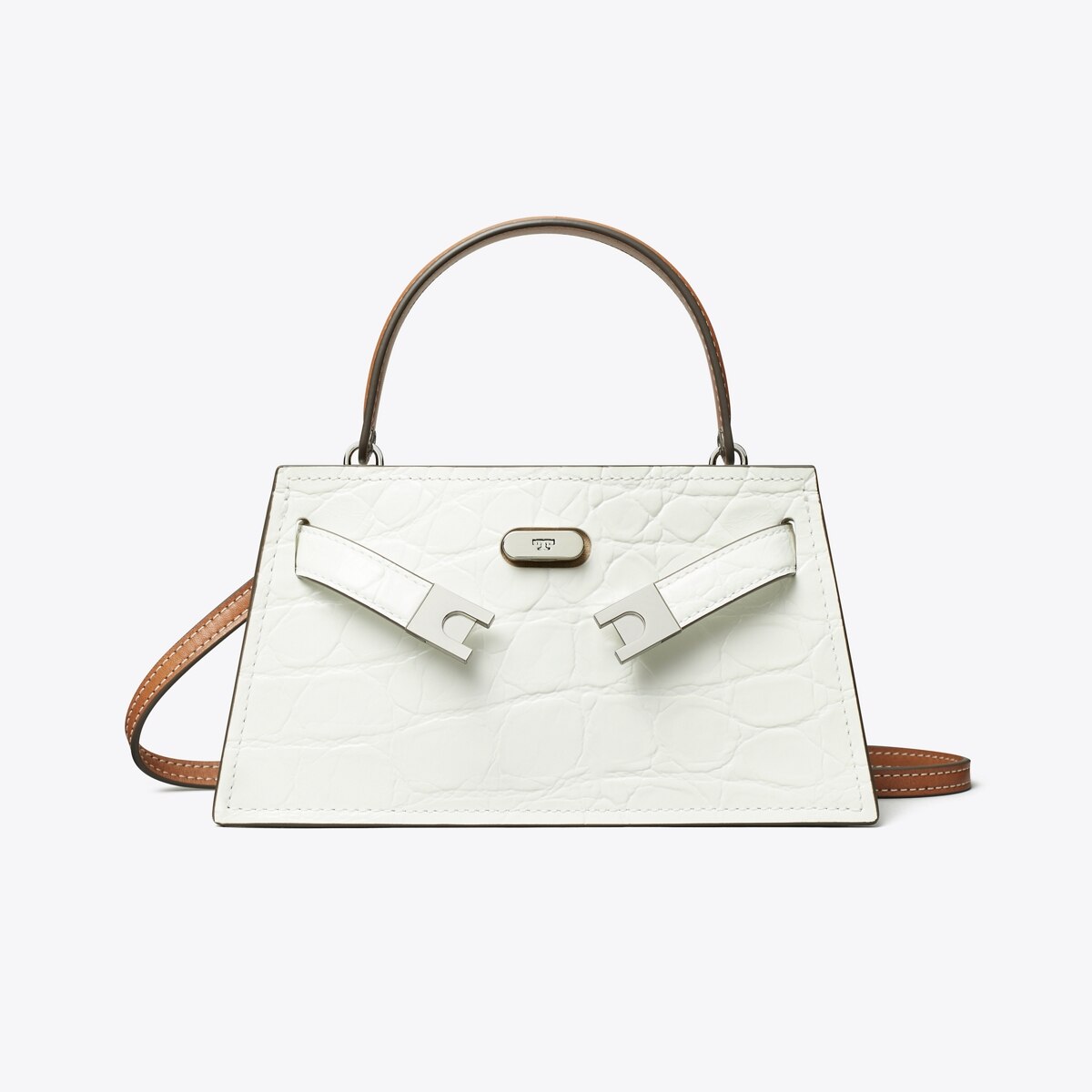 Petite Lee Radziwill Croc-Embossed Bag: Women's Designer