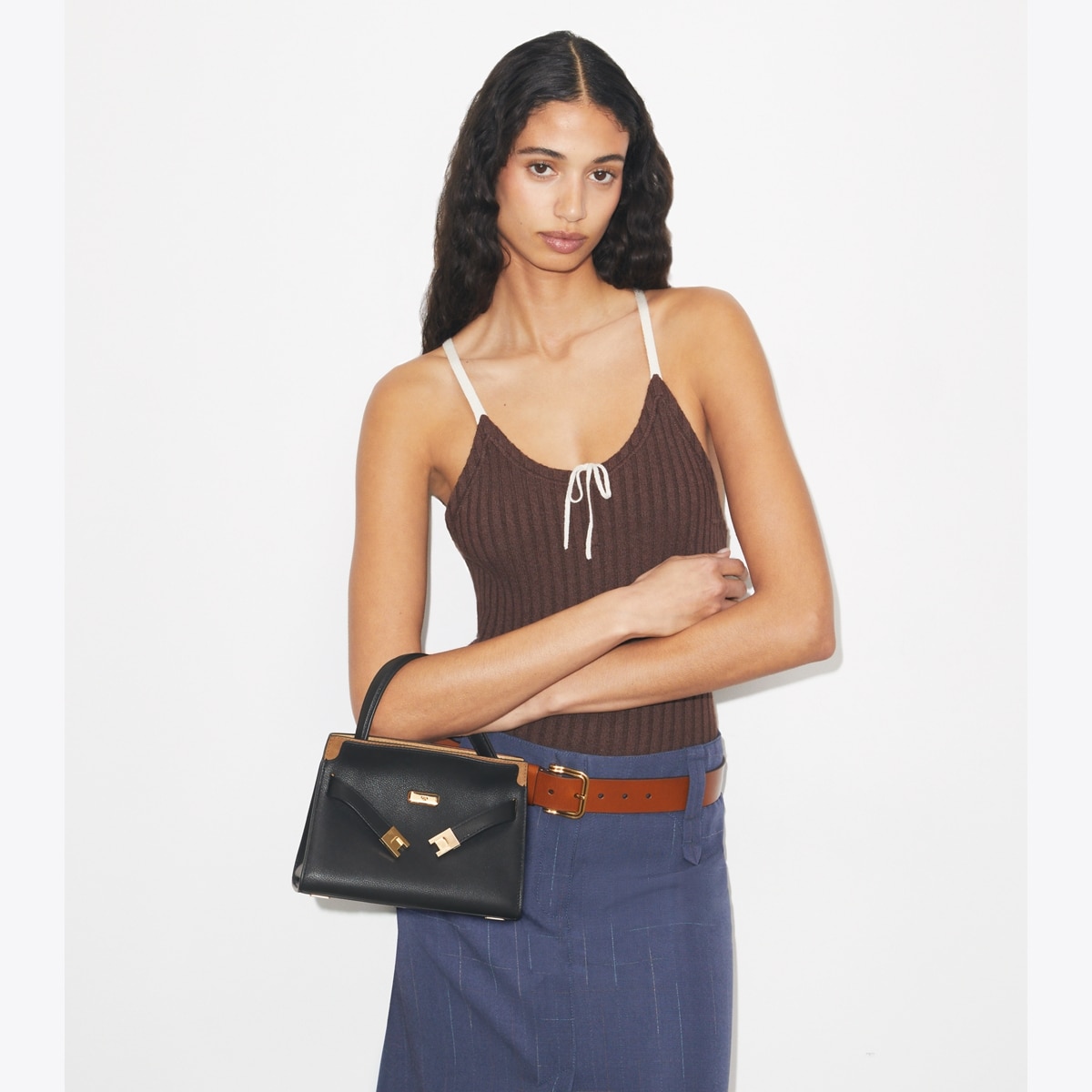 Petite Lee Radziwill Double Bag: Women's Designer Crossbody Bags