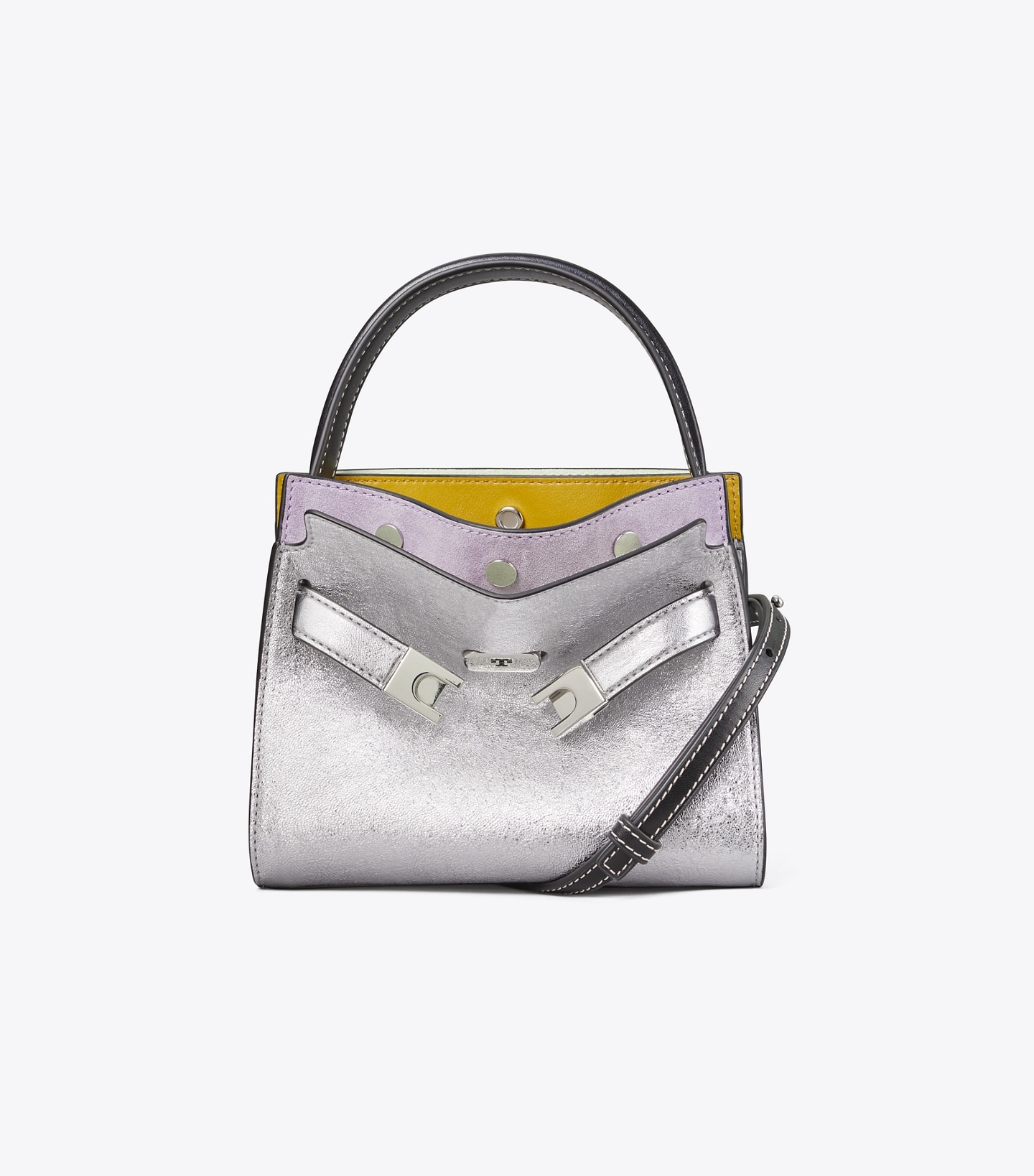 Petite Lee Radziwill Metallic Double Bag