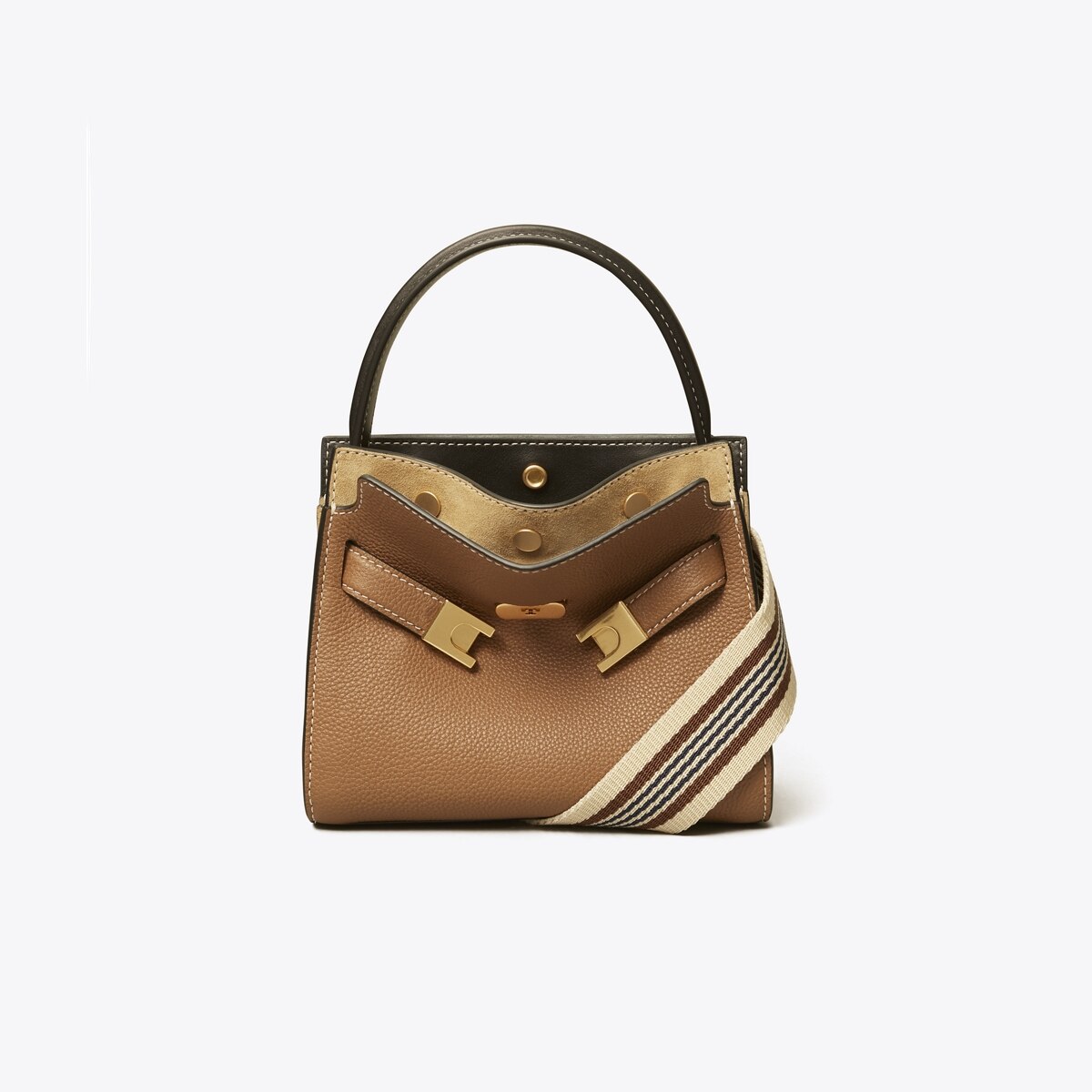 Petite Lee Radziwill Pebbled Double Bag: Women's Designer Crossbody Bags | Tory  Burch