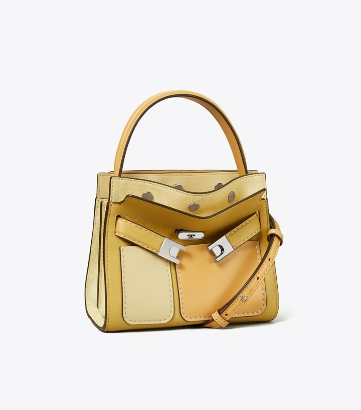 ○美品○TORY BURCH トリーバーチ リー ラジウィル プチ ダブルバッグ-