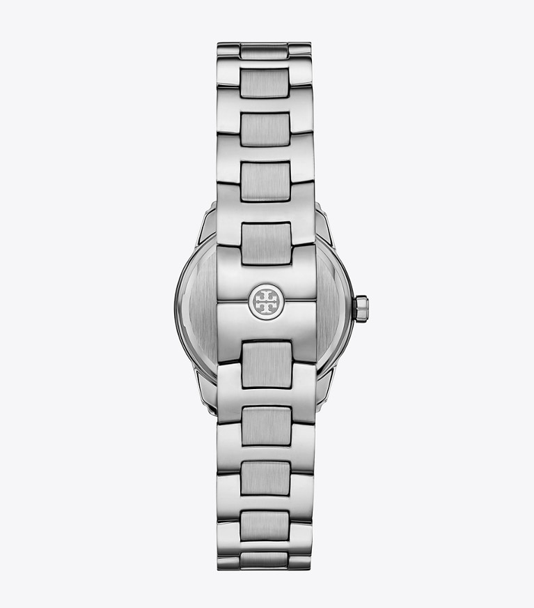 Tory Burch designer montres bracelet Petite montre Miller dans LIGHT PINK/SILVER retour