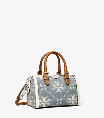 Tモノグラム デニム ミニ バケットバッグ: ウィメンズ New | Tory Burch JP