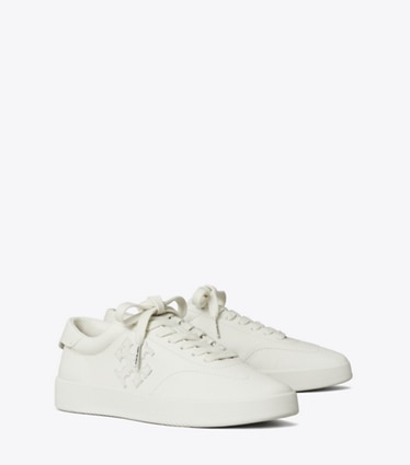 Tory Burch designer sneakers Phoenix Sneaker in WHITE / WHITE angle