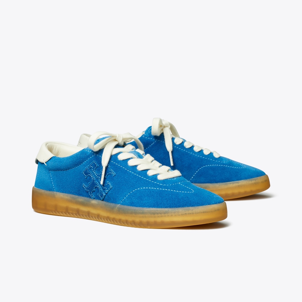 【Tory Burch 】フェニックススニーカー 牛革 ブルー スエード Phoenix Sneaker: Women's Designer Sneakers | Tory Burch