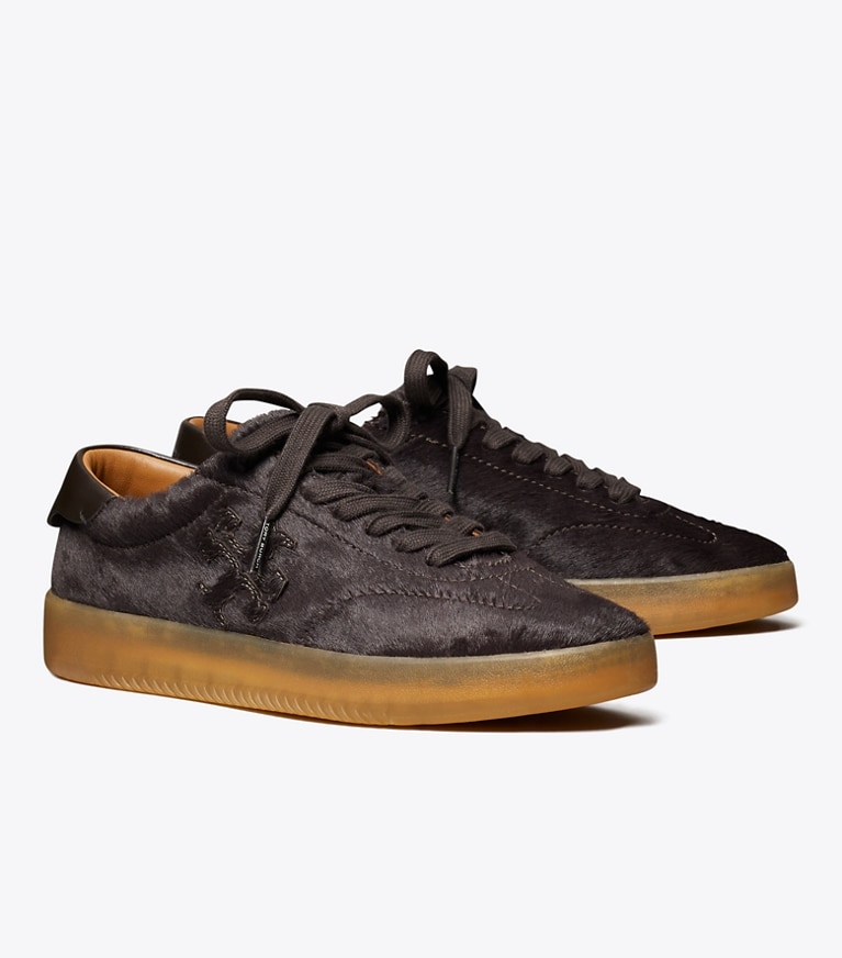 Tory Burch designer sneakers Phoenix Sneaker in COCOA / COCOA angle
