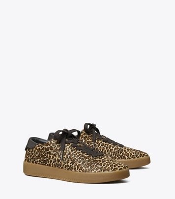 Tory Burch designer sneakers Phoenix Sneaker in LEOPARD MULTI / LEOPARD MULTI angle