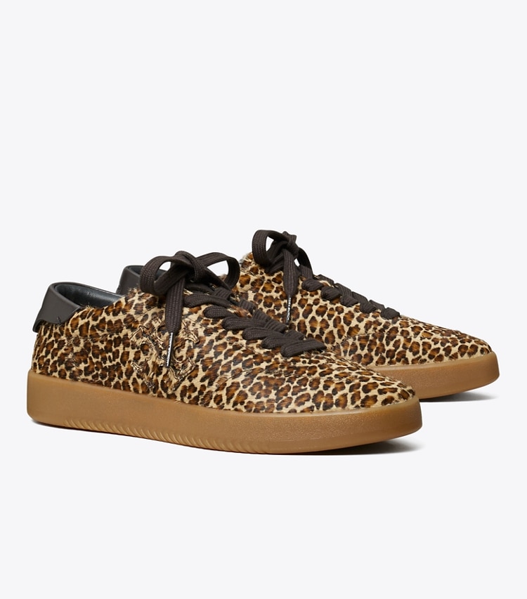 Tory Burch designer sneakers Phoenix Sneaker in LEOPARD MULTI / LEOPARD MULTI angle