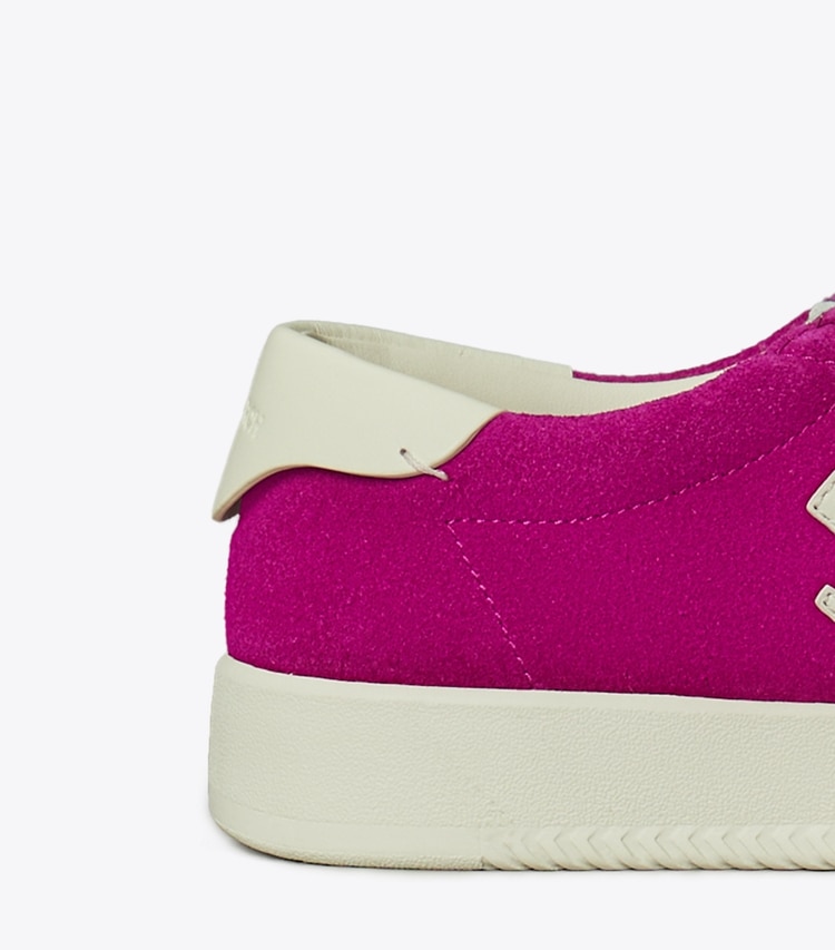 Tory Burch designer sneakers Phoenix Sneaker in FUSCHIA SPARK / CREAM detail