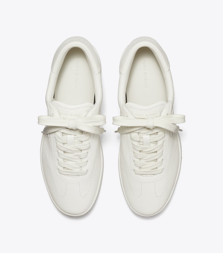 Tory Burch designer sneakers Phoenix Sneaker in WHITE / WHITE overhead