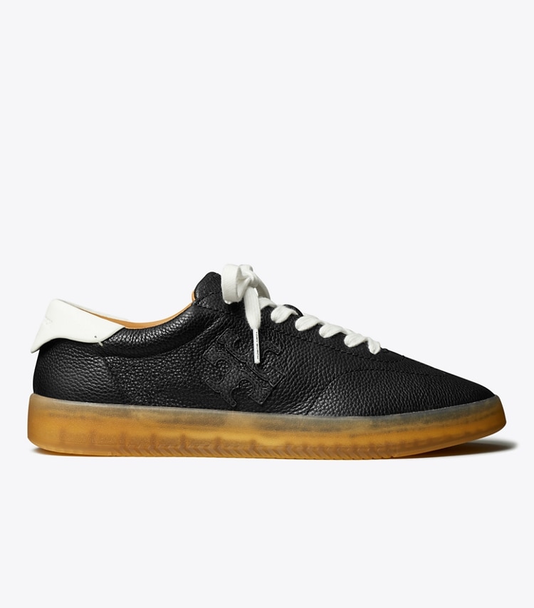 Tory Burch designer sneakers Phoenix Sneaker in PERFECT BLACK / WHITE / WHITE side