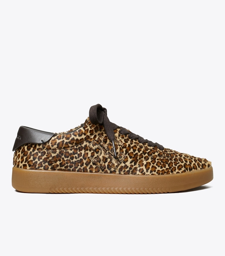 Tory Burch designer sneakers Phoenix Sneaker in LEOPARD MULTI / LEOPARD MULTI angle
