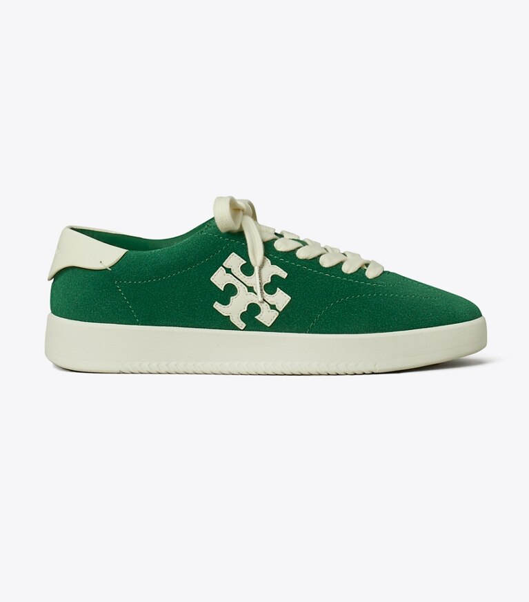 Tory Burch designer sneakers Phoenix Sneaker in GRASS / CREAM side