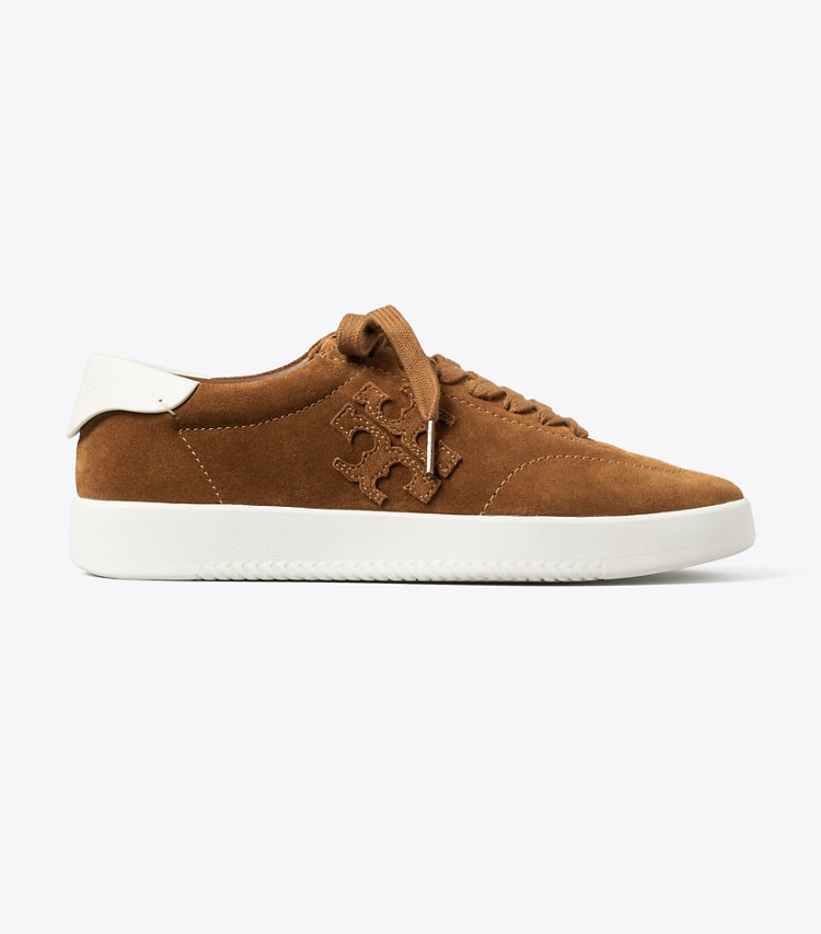 Tory Burch designer sneakers Phoenix Sneaker in MOCHA BROWN / CREAM side