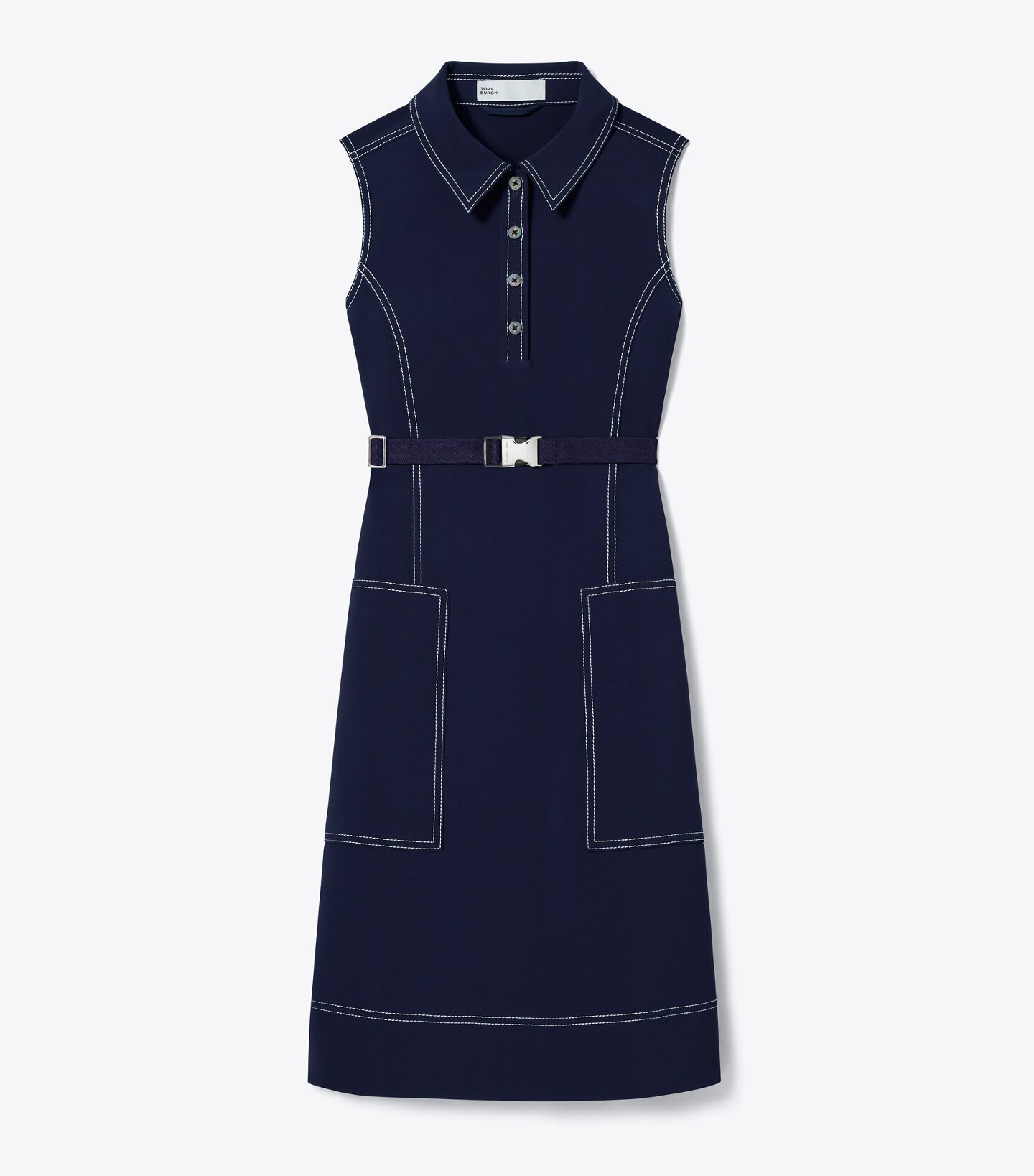 極美品 ToryBurch 2024 ピックステッチゴルフドレス XS Tory Burch Pick Stitch Golf Dress | The Summit