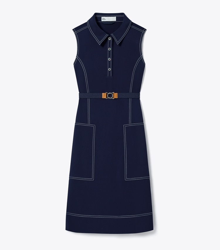 PICK STITCH GOLF DRESS