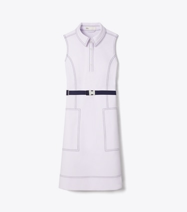 Tory Burch - ToryBurch ゴルフウェア Tech Piqué Chevron Polo: Women's Designer Tops | Tory Sport