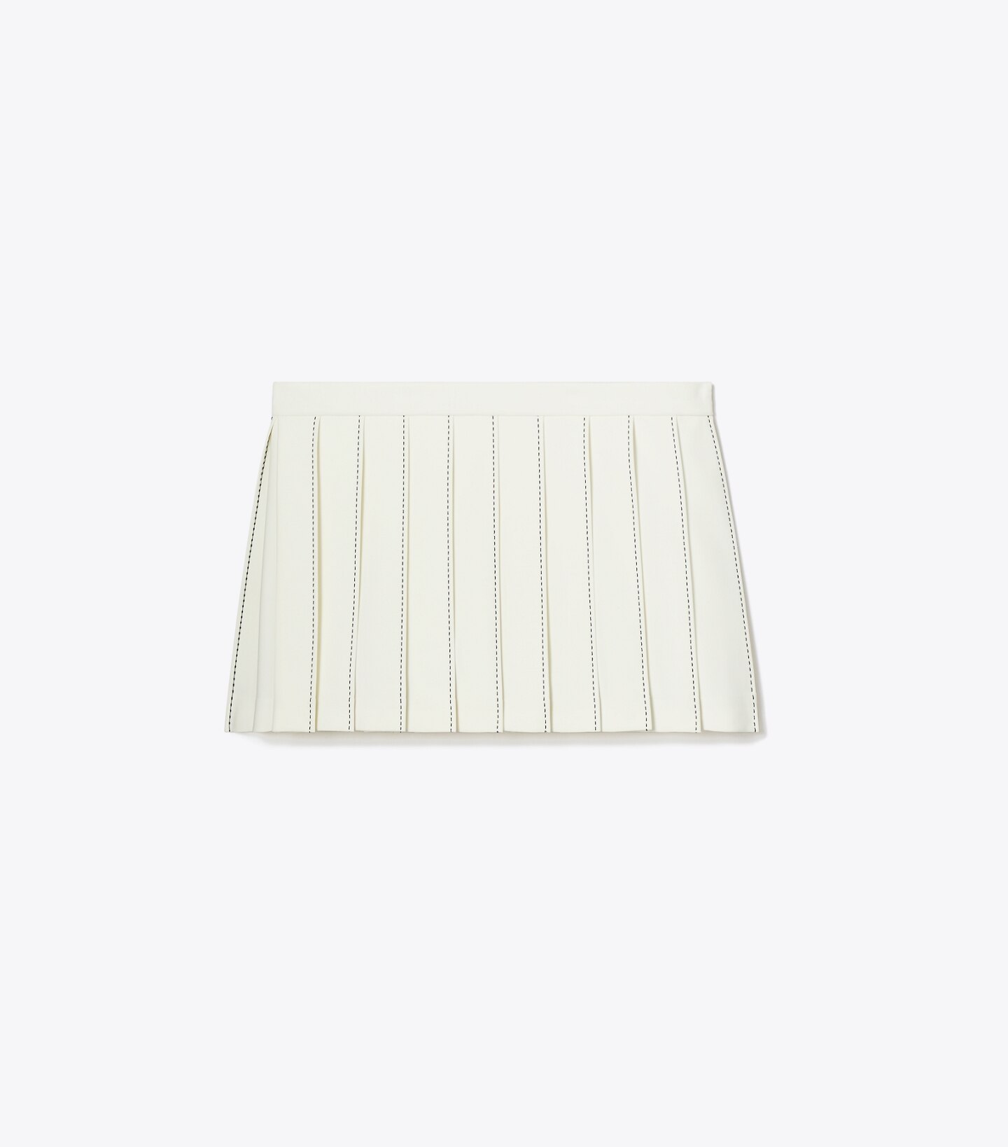 Pick Stitch Pleated Skirt