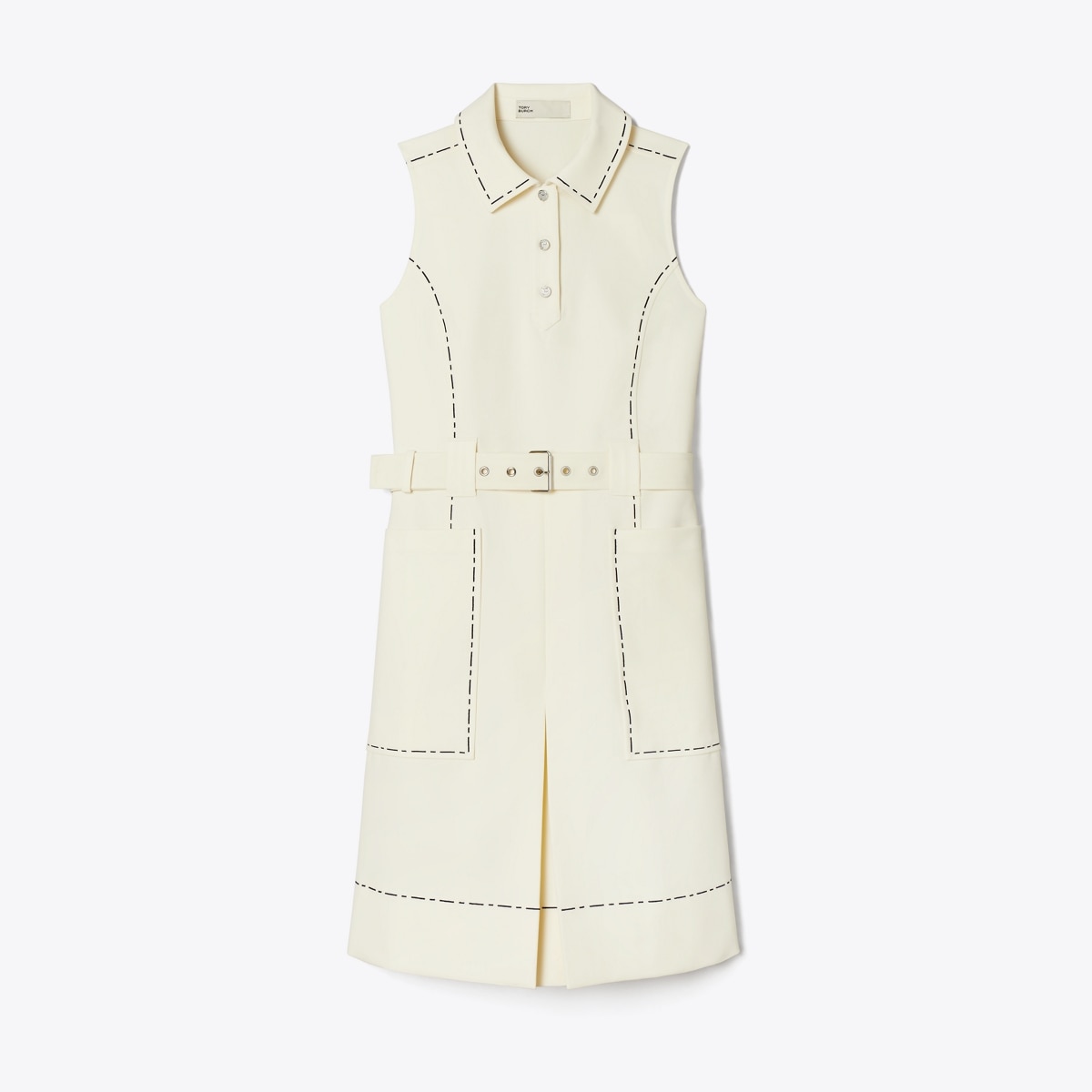Pick Stitch Stretch Golf Dress: Women's Designer Dresses | Tory Burch
