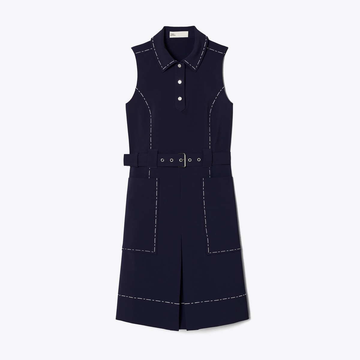 Pick Stitch Stretch Golf Dress: Women's Designer Dresses | Tory Burch