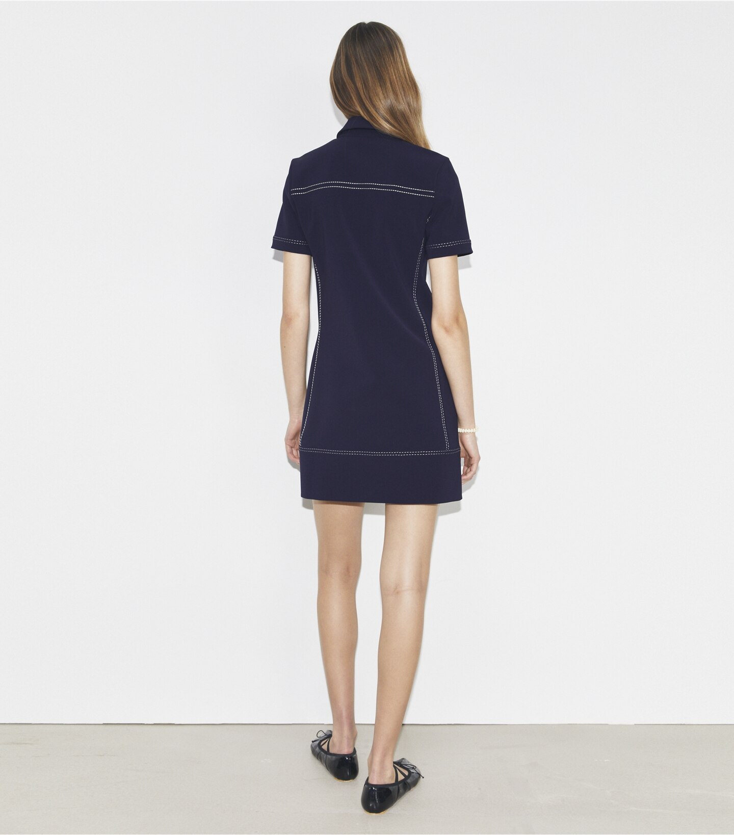 Tory Sport Pick Stitch Contrast Collar Polo | The Summit