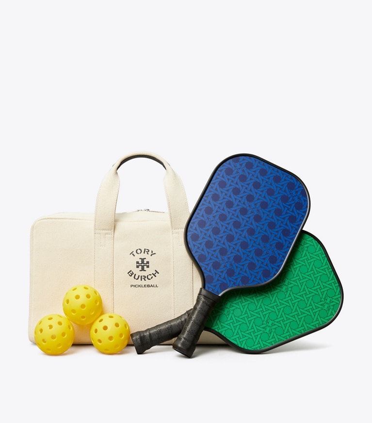 Tory Burch designer Pickleball Set in Natural detail