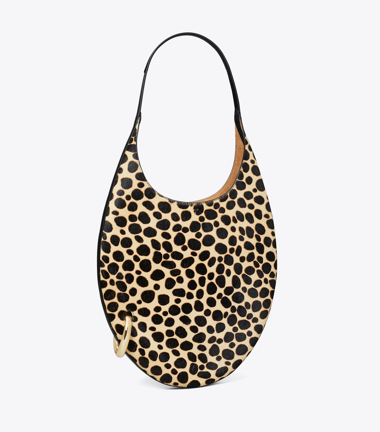 Pierced Calf Hair Handbag