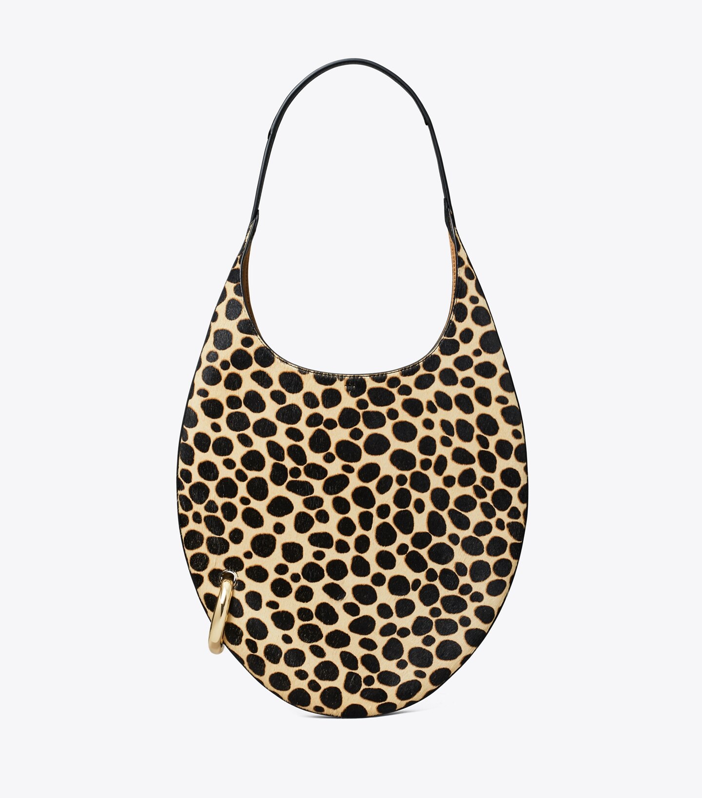Pierced Calf Hair Handbag