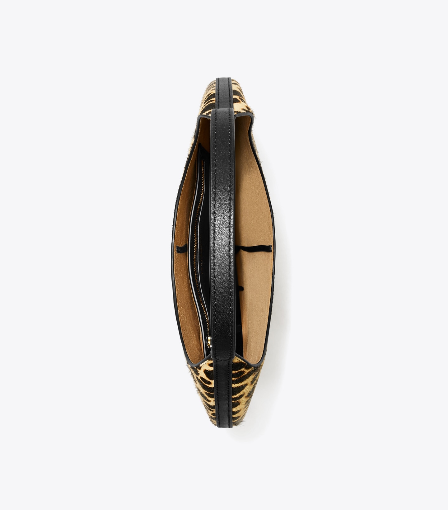 Pierced Calf Hair Handbag
