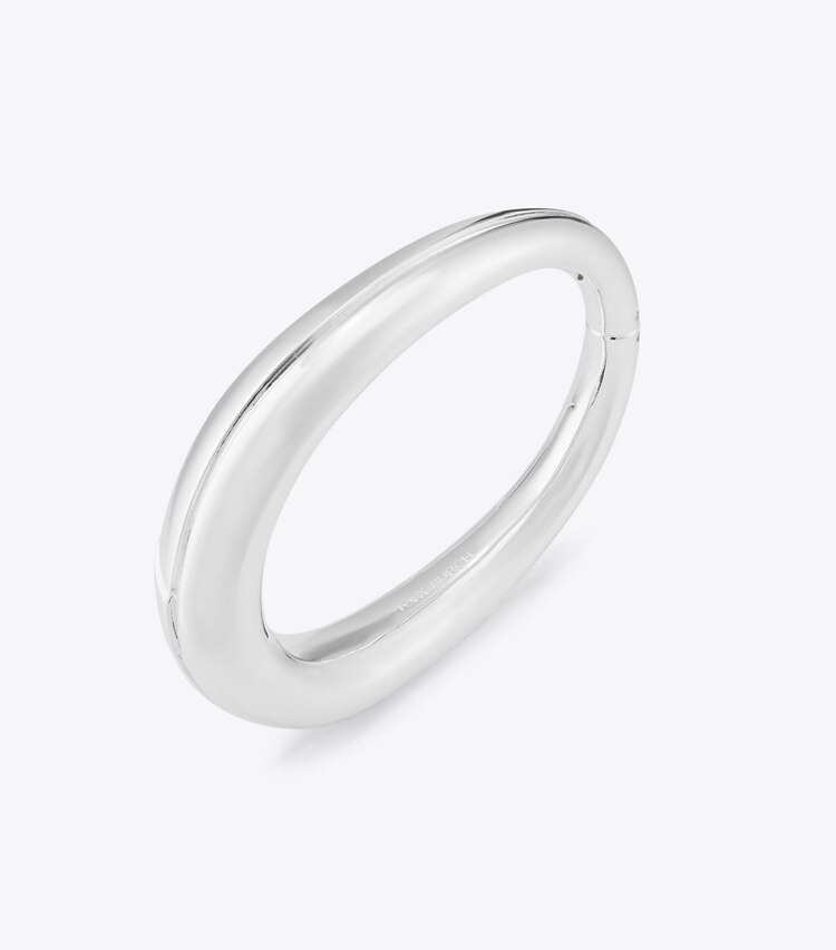 Tory Burch designer ブレスレット ピアス カフ in Light Silver ディテール