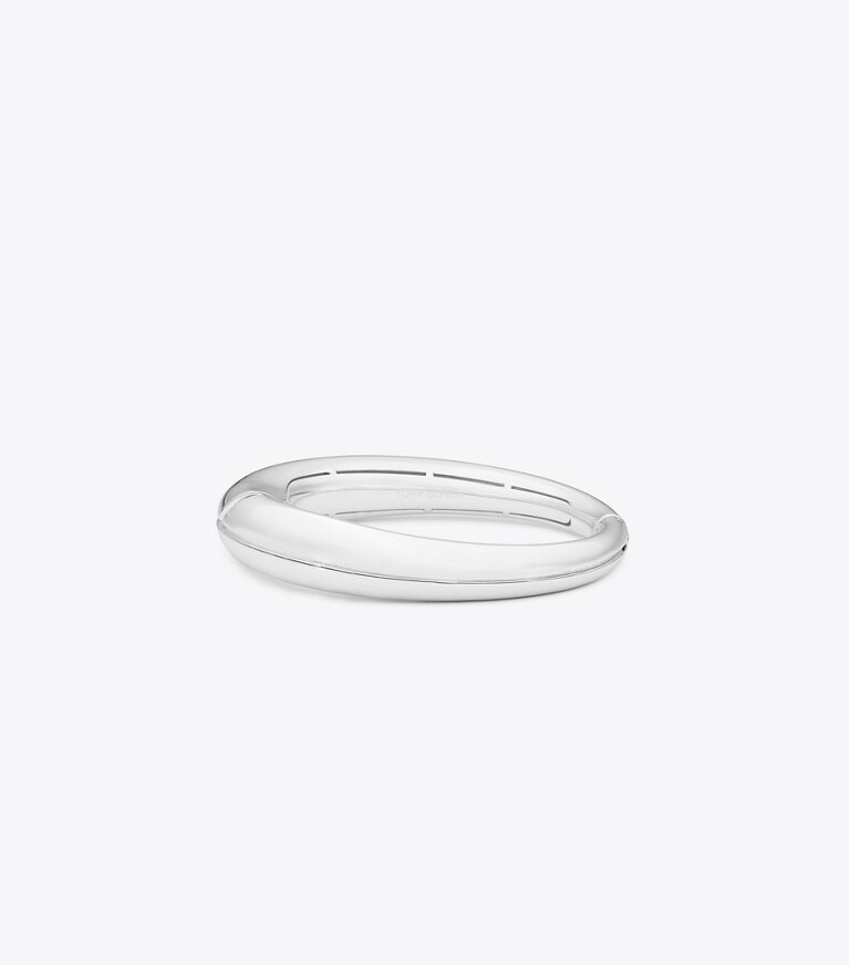 Tory Burch designer ブレスレット ピアス カフ in Light Silver front