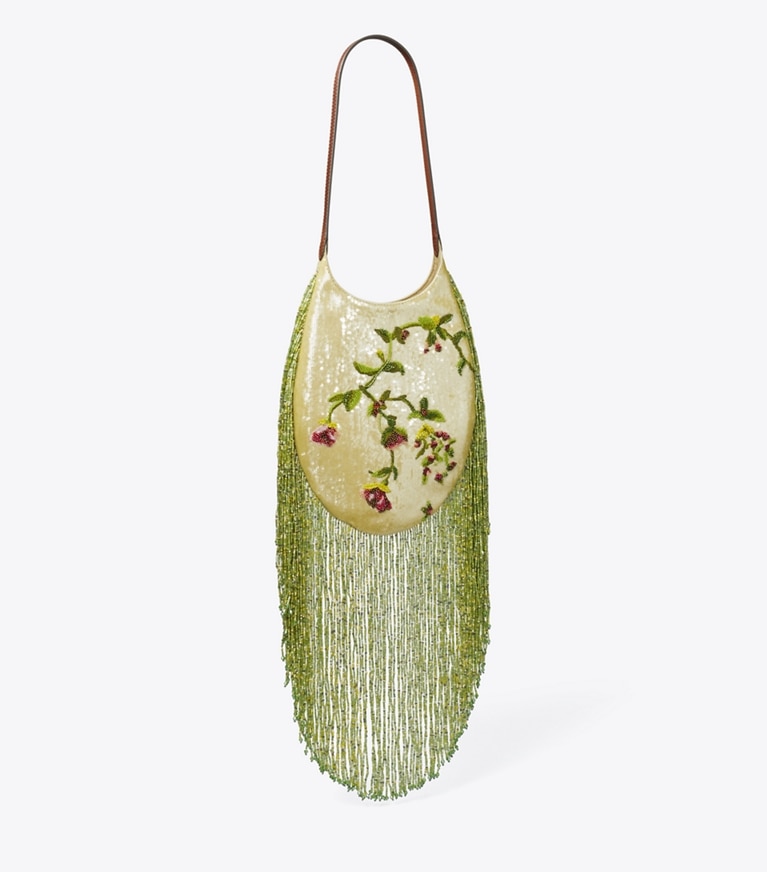 Tory Burch designer shoulder bags Pierced Embellished Small Bag in Multi angle